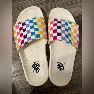Vans multicolored slides